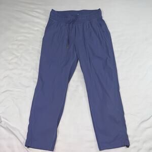 Lululemon Dance Pants Womens Size 6 Blue Studio Mid-Rise Cropped Casual LW6CDQS